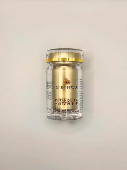 Retinol 1% + Vitamin E 30 Topical Capsules