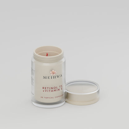 Retinol 1% + Vitamin E 30 Topical Capsules