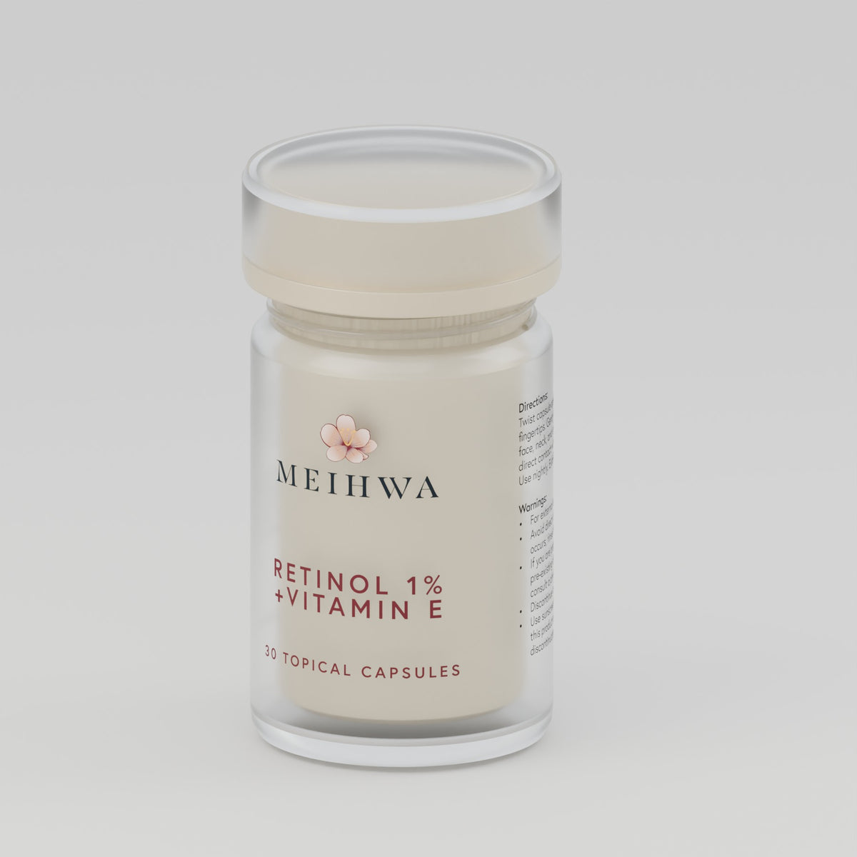 Retinol 1% + Vitamin E 30 Topical Capsules